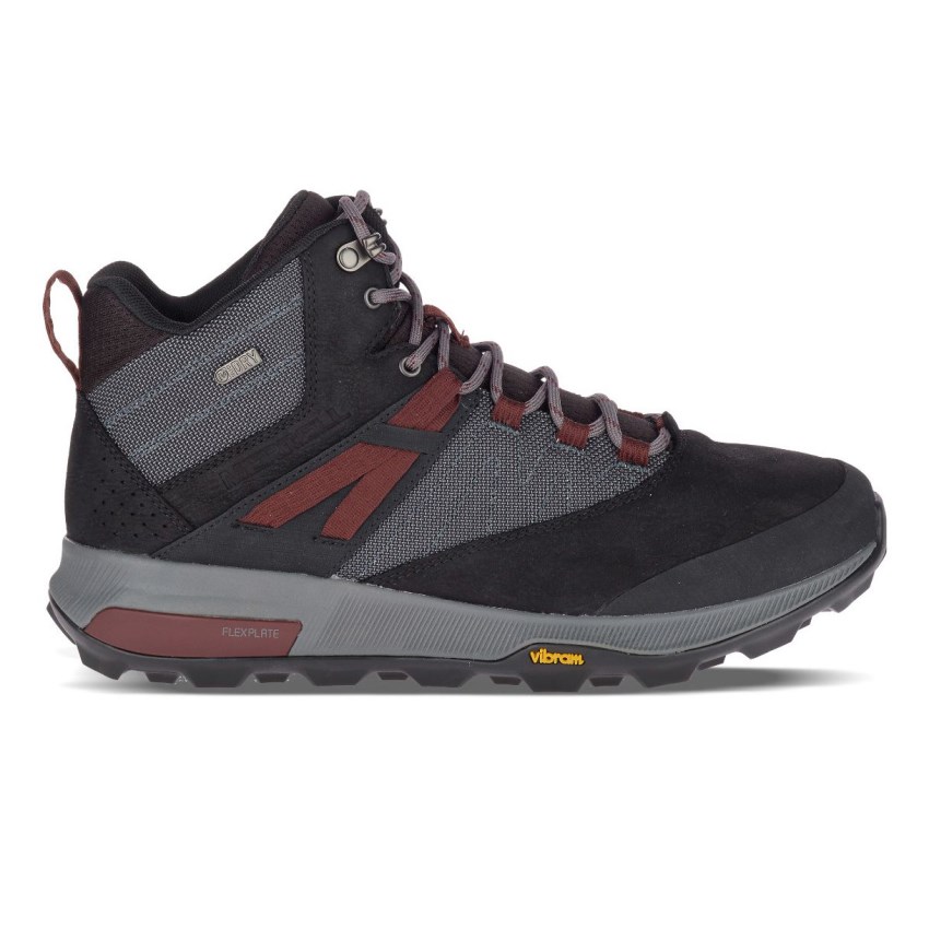 Bottes Merrell Zion Mid Waterproof Noir Homme | N.S.TWSN